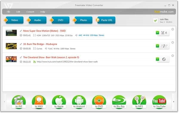 Freemake video converter | AVI to MP4