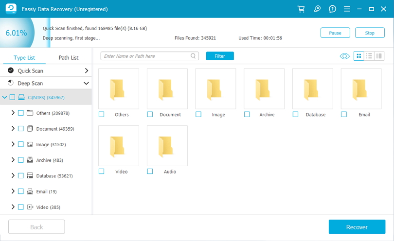 Eassiy data recovery deep scan | Disk Recovery