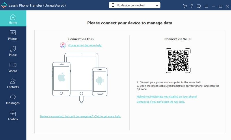 Eassiy Phone Transfer | Delete Large Attachments on iPhone