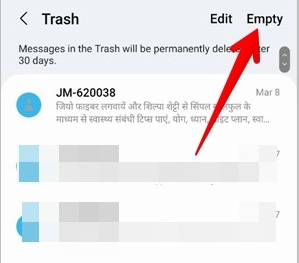 empty messages trash 3 | Empty Trash on Samsung Phone