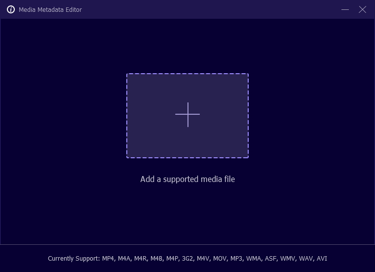 open media metadata editor | MP4 to WAV