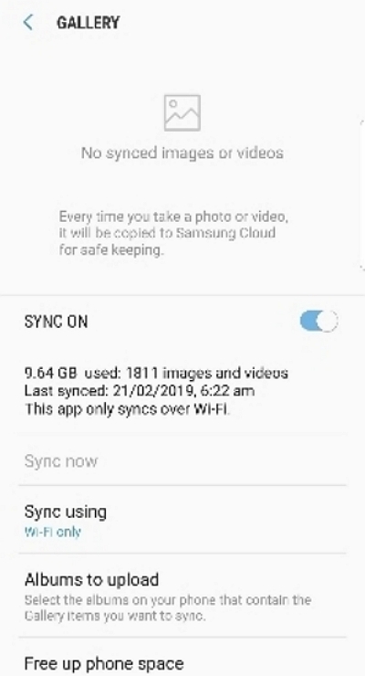 Swipe left to open sync on | how to restore deleted photos on samsung galaxy