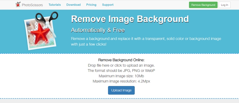PhotoScissors | automatic photo background remover