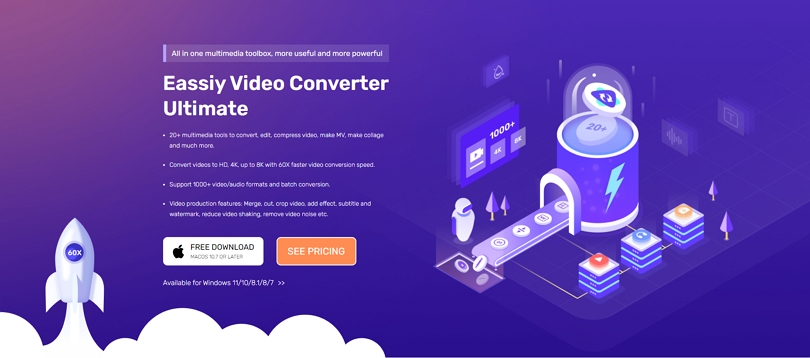 Eassiy video converter ultimate | h264 to mp4