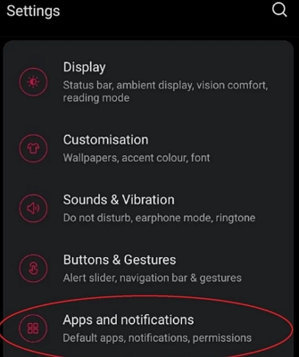 tap Apps and notifications | Spotify Not Downloading Songs