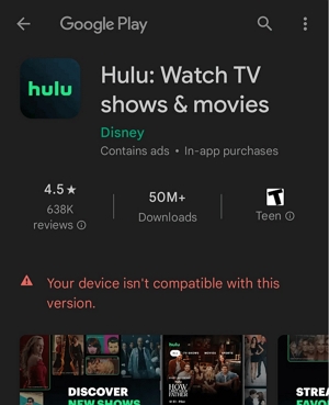 consider upgrading | hulu downloads disappear