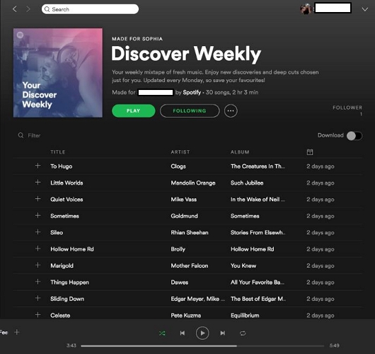 Discovery Weekly | Tidal vs Spotify