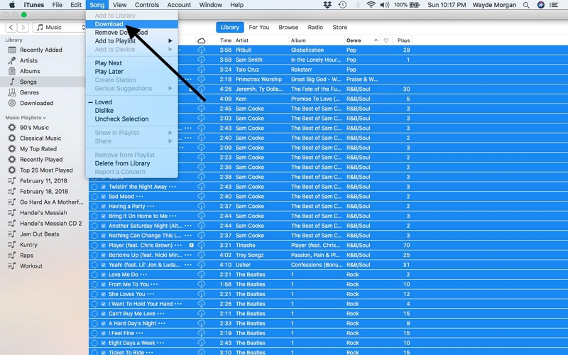 download selected Apple Music songs | Download All Apple Music at Once