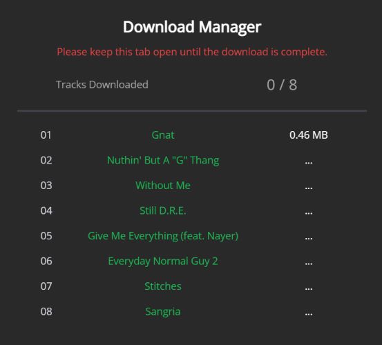 Save As window | Download Spotify Playlists