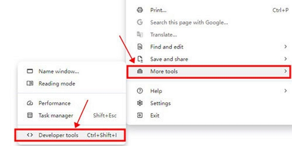 choose developer tools | download netflix subtitles