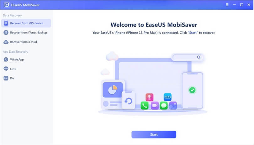 EaseUS MobiSaver | iphone deleted videos recovery