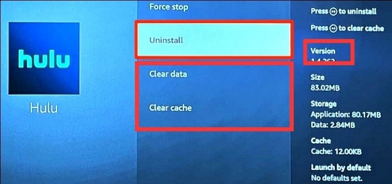Clear cache | hulu not working on firestick 