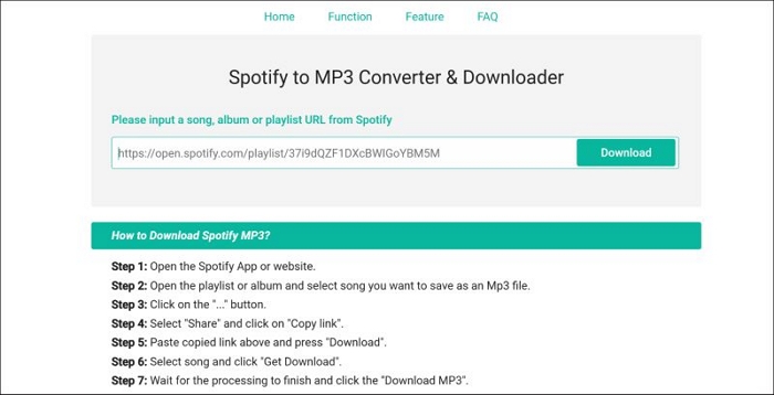 SpotifyMP3 | free Spotify to MP3 converters