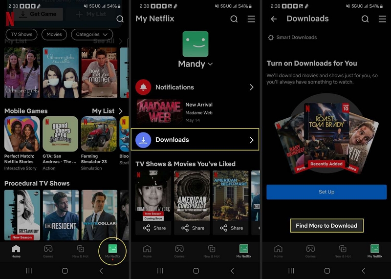 choose the video | where are netflix downloads stored
