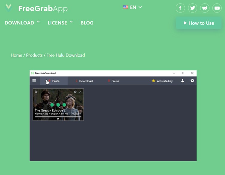 freegrabapp | hulu video downloader