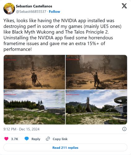 try new NVIDIA app | GeForce Experience Error Code 0x0003