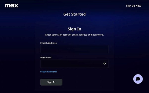 open the max app | hbo max password reset