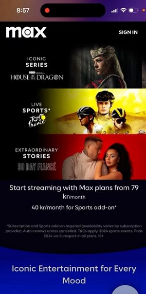 Rave browser window | hbo max watch party