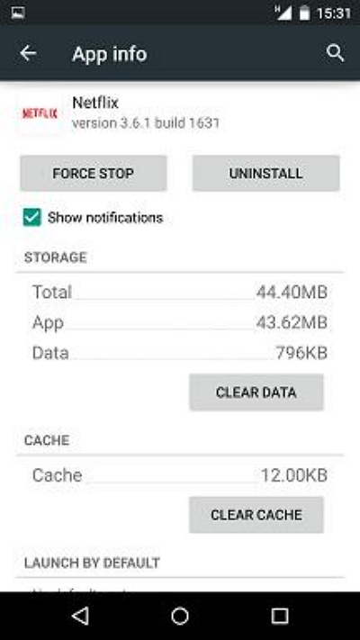 Netflix app | delete downloaded netflix movies
