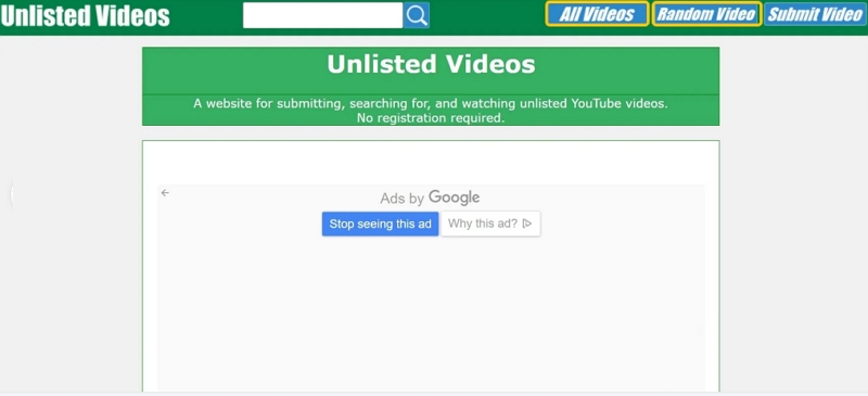 unlisted video in external website | find unlisted youtube videos without link
