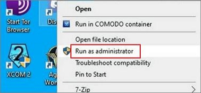 Run as administrator | how to stream netflix on discord