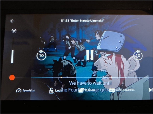 access the playback controls | turn off subtitles on netflix