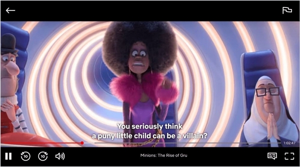 text message icon | turn off subtitles on netflix