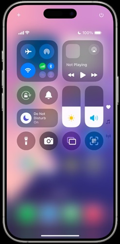 open Control Center | Make Spotify Louder 
