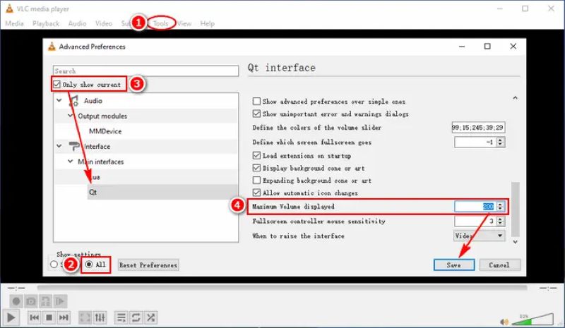 make 200 limit appear | Enhance Video Volume