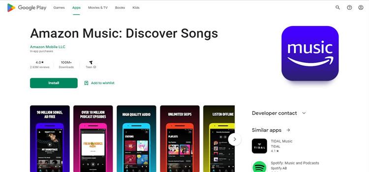 sign in Amazon Music | Amazon Music on Android Auto