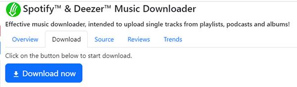 visit Chrome stats.com | Spotify Deezer Music Downloader