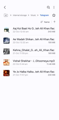 find Telegram folder | 320kbps Spotify Downloaders