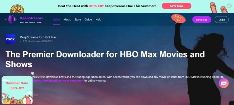 KeepStreams | hbo max downloader