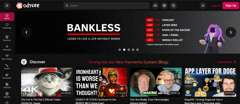 Odysee | liveleak alternative