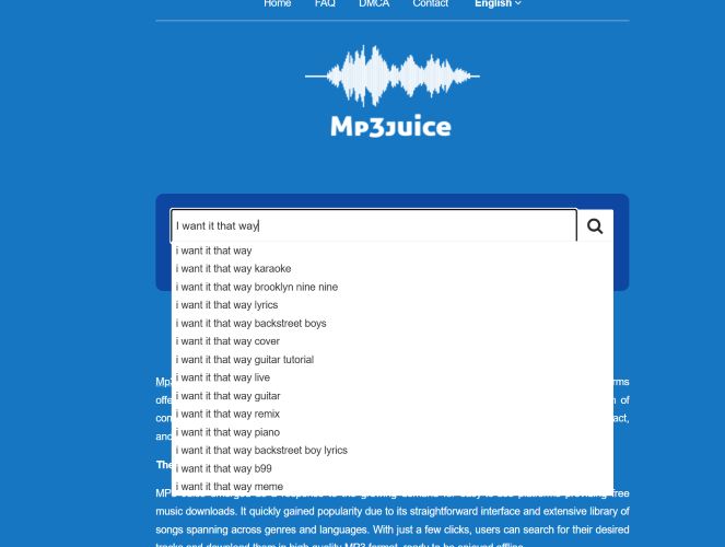 type anything | MP3Juice