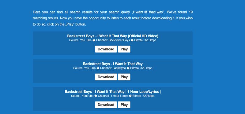 list of results | MP3Juice