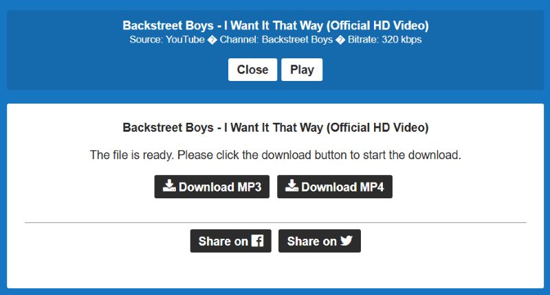 preview screen | MP3Juice