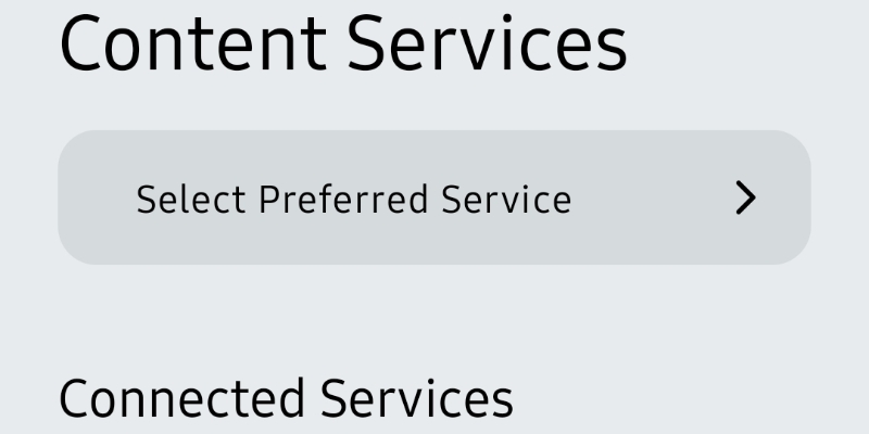 go to Connected Services | Can't Add Apple Music to Sonos with Correct Password