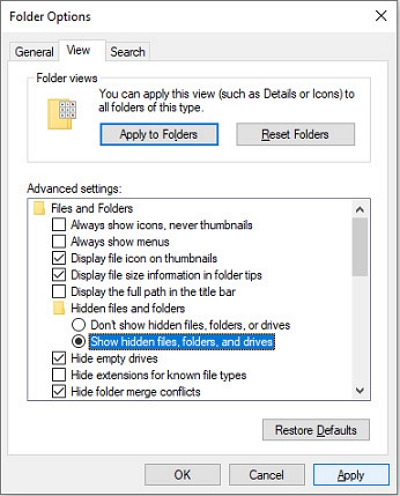show hidden files | where are netflix downloads stored