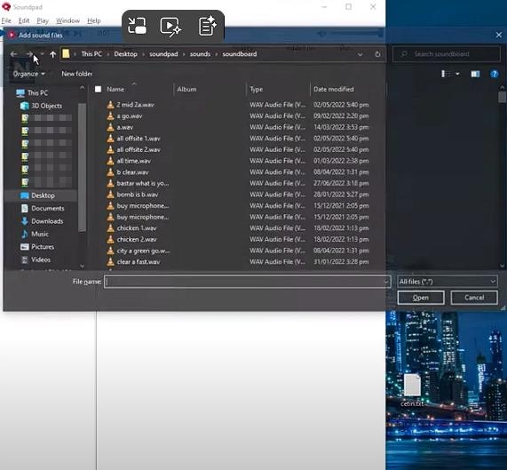 Add button | Play Music Through Mic
