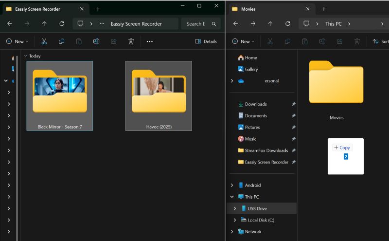 transfer files | Record Streaming Videos on Samsung Smart TV
