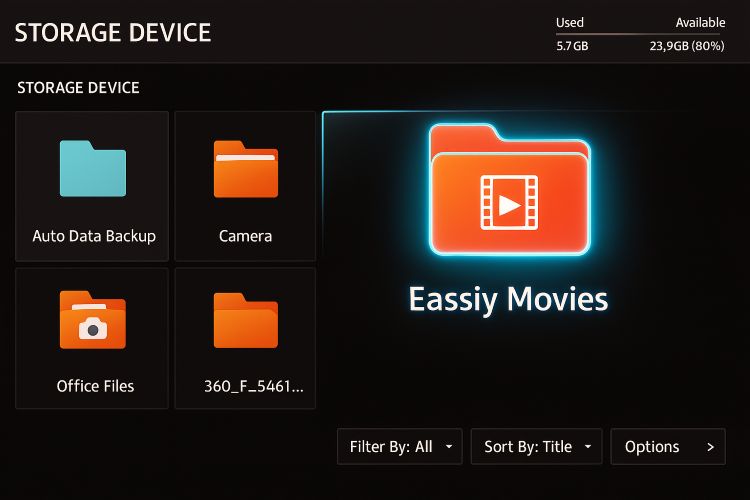 navigate to the folder | Record Streaming Videos on Samsung Smart TV