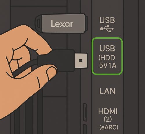 connect USB HDD | Record Streaming Videos on Samsung Smart TV