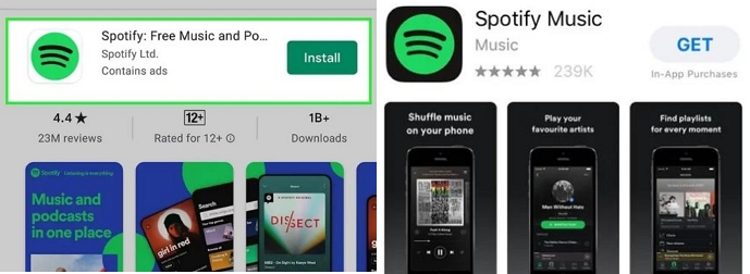 install Spotify again | Spotify Not Downloading Songs