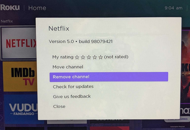 choose Go to Channel | Netflix Keeps Crashing on Roku TV