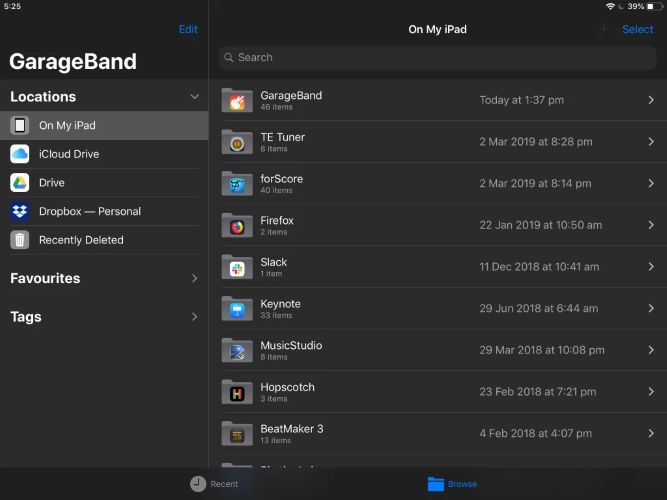 tap On My iPad | Save GarageBand Files as MP3