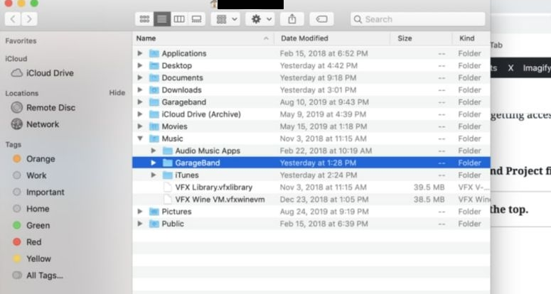 GarageBand export folder | Save GarageBand Files as MP3