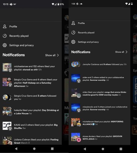 Spotify Liked notifications | Can You See Who Liked Your Playlist on Spotify