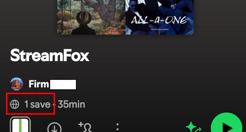 1 Save | Can You See Who Liked Your Playlist on Spotify