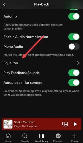 locate Equalizer | Make Spotify Louder 
